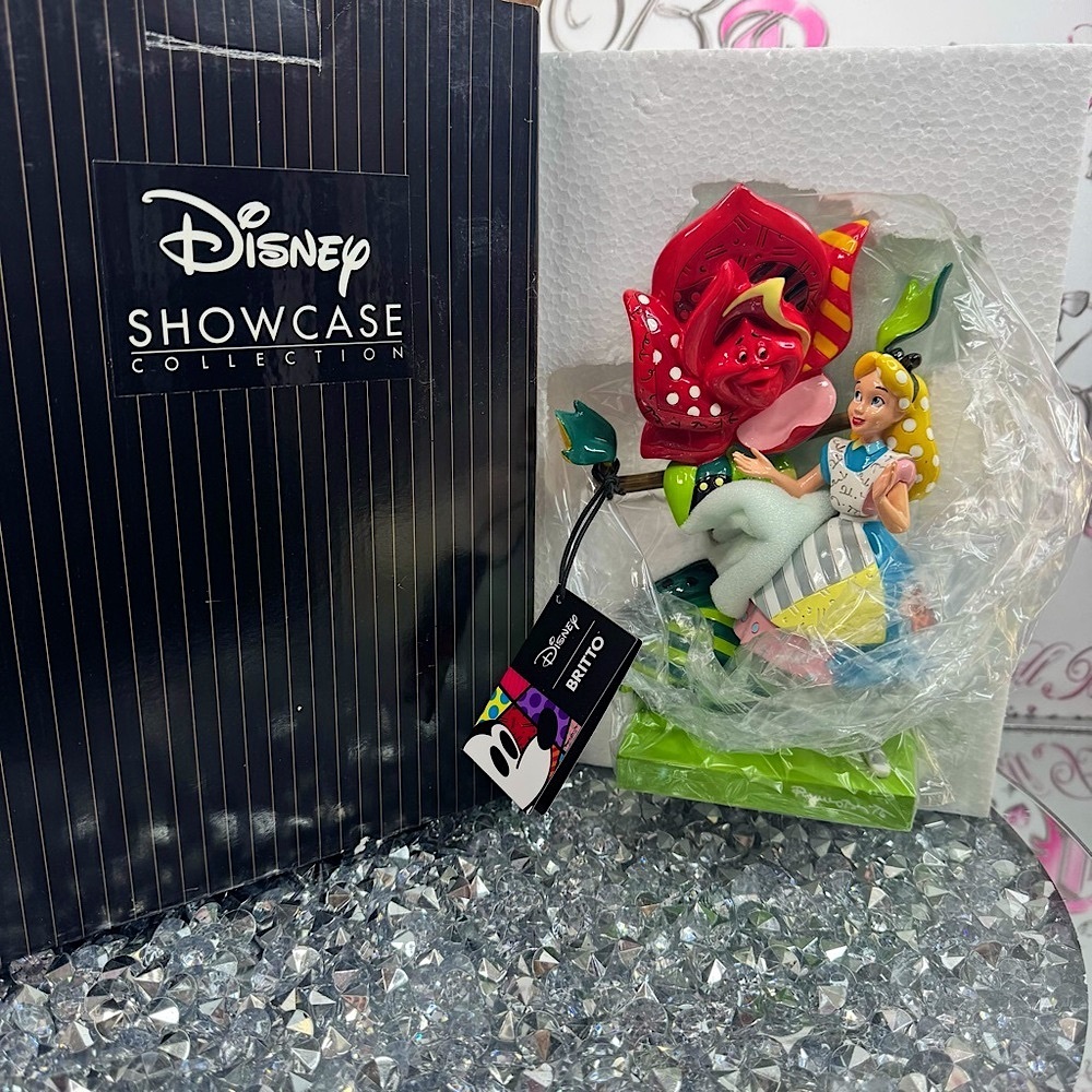Disney Showcase collection Alice Figurine with Red and Green Accents britto